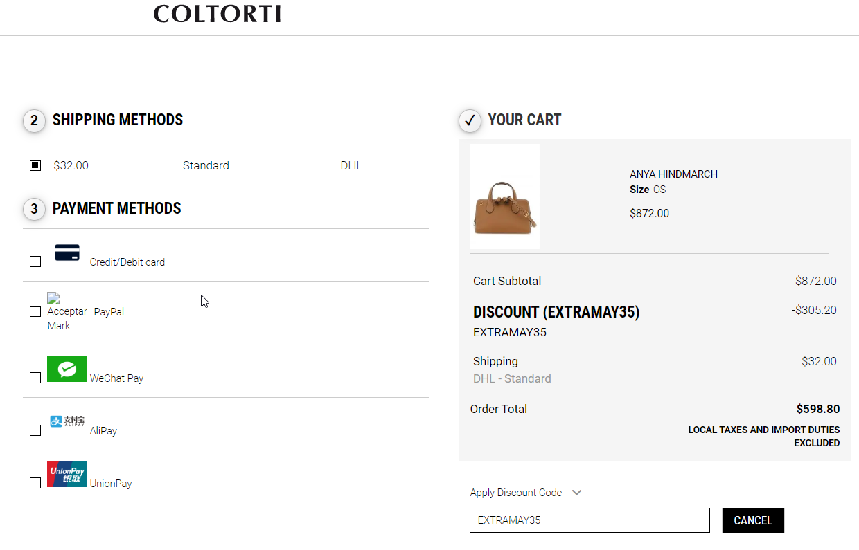最新Coltorti Boutique折扣码2023优惠券-买手店Coltorti五月奢侈品折扣合集分享 低至5折